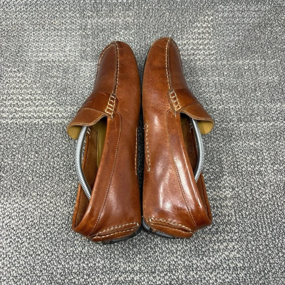 Cole Haan Howland Penny Loafers Mens 11.5 M C04534 Saddle Tan Leather Driving
